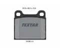 TEXTAR Sada brzdovch destiek ‐ TXT 2103501