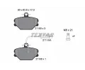 TEXTAR Sada brzdovch destiek ‐ TXT 2110005