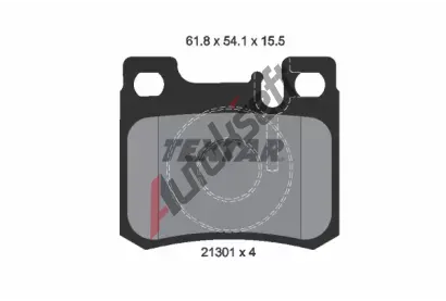 TEXTAR Sada brzdovch destiek TXT 2130103, 2130103