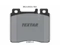 TEXTAR Sada brzdovch destiek ‐ TXT 2130304