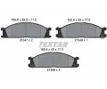 TEXTAR Sada brzdovch destiek ‐ TXT 2134702