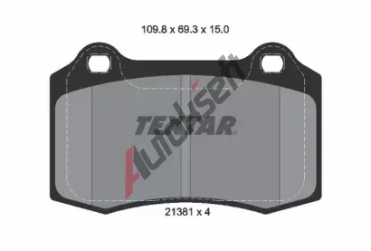 TEXTAR Sada brzdovch destiek TXT 2138102, 2138102