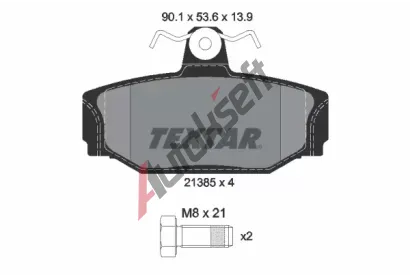 TEXTAR Sada brzdovch destiek TXT 2138501, 2138501