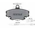 TEXTAR Sada brzdovch destiek ‐ TXT 2146304