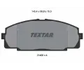 TEXTAR Sada brzdovch destiek ‐ TXT 2146801