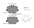 TEXTAR Sada brzdovch destiek Q+ ‐ TXT 2147401