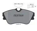 Sada brzdovch destiek TEXTAR ‐ TXT 2147902