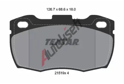 TEXTAR Sada brzdovch destiek TXT 2151901, 2151901