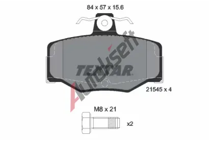 TEXTAR Sada brzdovch destiek TXT 2154501, 2154501