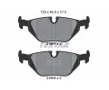 TEXTAR Sada brzdovch destiek ‐ TXT 2160702