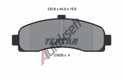 TEXTAR Sada brzdovch destiek TXT 2162601, 2162601