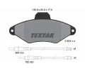 TEXTAR Sada brzdovch destiek ‐ TXT 2163102