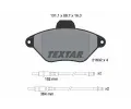 TEXTAR Sada brzdovch destiek ‐ TXT 2163201
