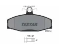 TEXTAR Sada brzdovch destiek ‐ TXT 2166201
