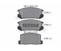 TEXTAR Sada brzdovch destiek ‐ TXT 2175901