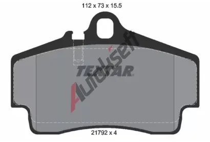 TEXTAR Sada brzdovch destiek TXT 2179203, 2179203