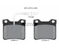 TEXTAR Sada brzdovch destiek ‐ TXT 2190403