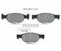 TEXTAR Sada brzdovch destiek ‐ TXT 2193002