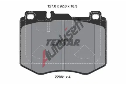 TEXTAR Sada brzdovch destiek TXT 2206103, 2206103