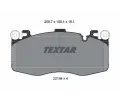 Sada brzdovch destiek TEXTAR ‐ TXT 2219401