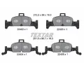 TEXTAR Sada brzdovch destiek ‐ TXT 2240201