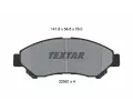 Sada brzdovch destiek TEXTAR ‐ TXT 2256101