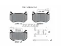 TEXTAR Sada brzdovch destiek Q+ ‐ TXT 2256501