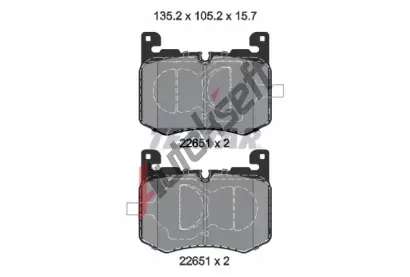 TEXTAR Sada brzdov�ch desti�ek Q+ TXT 2265101, 2265101