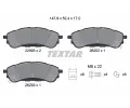 Sada brzdovch destiek TEXTAR ‐ TXT 2269301