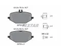 TEXTAR Sada brzdovch destiek Q+ ‐ TXT 2272303