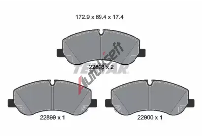 TEXTAR Sada brzdov�ch desti�ek TXT 2289801, 2289801