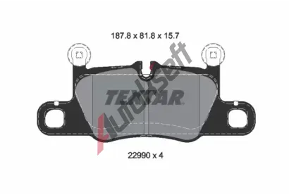 TEXTAR Sada brzdovch destiek Q+ TXT 2299001, 2299001