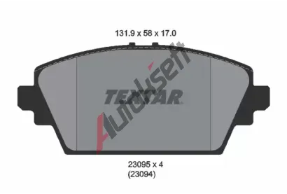 TEXTAR Sada brzdov�ch desti�ek TXT 2309501, 2309501