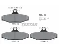 TEXTAR Sada brzdovch destiek ‐ TXT 2324201