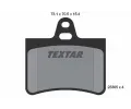 Sada brzdovch destiek TEXTAR ‐ TXT 2330501
