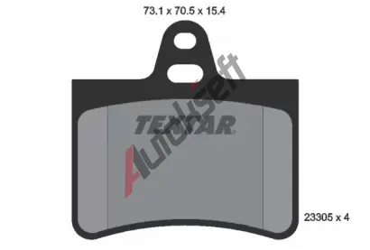 TEXTAR Sada brzdovch destiek TXT 2330501, 2330501