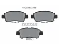 TEXTAR Sada brzdovch destiek ‐ TXT 2334803