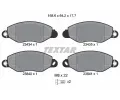 Sada brzdovch destiek TEXTAR ‐ TXT 2343401