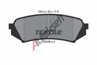 TEXTAR Sada brzdov�ch desti�ek TXT 2353902, 2353902