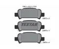 TEXTAR Sada brzdovch destiek ‐ TXT 2357202
