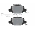 TEXTAR Sada brzdovch destiek Q+ ‐ TXT 2360104