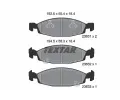 TEXTAR Sada brzdovch destiek ‐ TXT 2363101