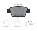 Sada brzdovch destiek TEXTAR ‐ TXT 2371481