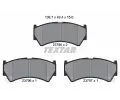 TEXTAR Sada brzdovch destiek ‐ TXT 2379501