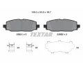 TEXTAR Sada brzdovch destiek ‐ TXT 2383101