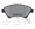 TEXTAR Sada brzdovch destiek ‐ TXT 2393001