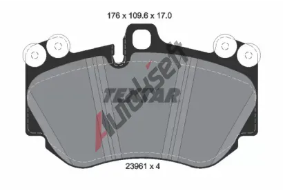TEXTAR Sada brzdovch destiek TXT 2396101, 2396101