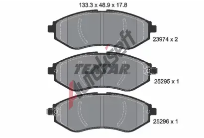 TEXTAR Sada brzdov�ch desti�ek TXT 2397406, 2397406