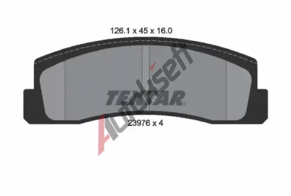 TEXTAR Sada brzdovch destiek TXT 2397601, 2397601