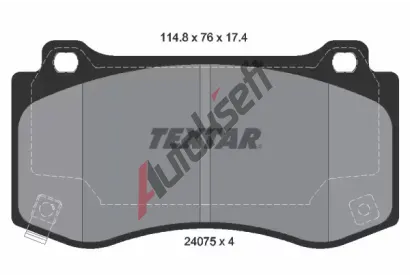 TEXTAR Sada brzdovch destiek TXT 2407501, 2407501
